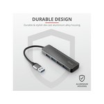 Trust USB HUB Halyx, 4-port, USB 3.2, crni (23327)