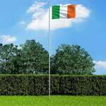 vidaXL Irska zastava 90 x 150 cm