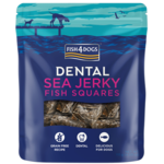 Poslastica za pse FISH4DOGS Sea Jerky Dental Squares, 0,115kg, za sve pse