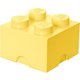LEGO® kutija za spremanje 250x250x180 mm, svijetlo žuta