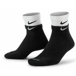 Čarape za tenis Nike Everyday Plus Cushioned Training Ankle Socks 1P - black/white/black