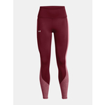 UNDER ARMOUR Sportske hlače tamno crvena / crvena melange / bijela
