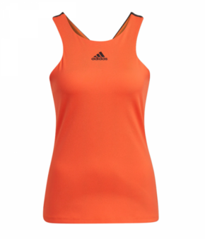 Ženska majica bez rukava Adidas Y-Tank W - impact orange/black