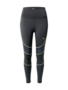 PUMA Sportske hlače 'Winter Pearl' antracit siva / neonsko zelena