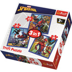 Spiderman i protivnici 3u1 puzzle - Trefl
