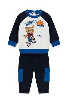 Guess komplet trenirka za djecu od pamuka mornarsko plava I6YG02.K3969.9BY2