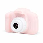 Netscroll Dječji fotoaparat HD, lagan i izdržljiv, HD kvaliteta snimanja, jednostavan za korištenje, s USB punjenjem i trakicom, Minifoto