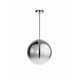 NOVA LUCE 9080300 | Lazione Nova Luce visilice svjetiljka kuglasta 1x E27 krom, dim, crno
