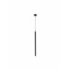 NOVA LUCE 9540200 | Dandia Nova Luce visilice svjetiljka s mogućnošću skraćivanja kabla 1x LED 365lm 3000K crno