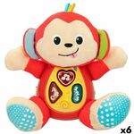 Plišane igračke sa zvukovima Winfun Majmun 18 x 20,5 x 12,5 cm (6 kom.)