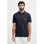 Guess polo za muškarce od pamuka mornarsko plava M6GP48.K3476