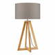 Stolna lampa s bež sjenilom i Good &amp; Mojo Everest bambusovom konstrukcijom