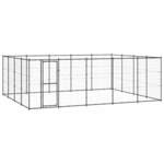 vidaXL Vanjski kavez za pse čelični 24,2 m²