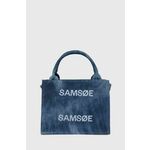 Samsøe Samsøe Ručna torbica 'Sabetty' plavi traper / svijetloplava / bijela