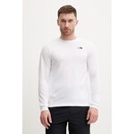 Majica dugih rukava The North Face Simple Dome bijela NF0A8EU3FN41