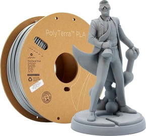Polymaker 70824 PolyTerra PLA 3D pisač filament PLA 1.75 mm 1000 g siva (mat) 1 St.