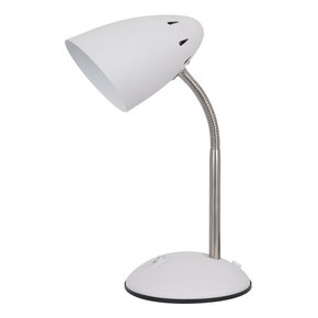 ITALUX MT-HN2013-WH+S.NICK | Cosmic-IT Italux stolna svjetiljka 30cm s prekidačem fleksibilna 1x E27 bijelo