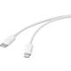 Basetech USB kabel USB 2.0 USB-C™ utikač, Apple Lightning utikač 1.00 m bijela