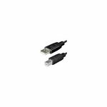 NaviaTec USB 2.0 A plug to B plug 2m black, NVT-USB-225