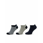 Set od 3 para muških niskih čarapa Pepe Jeans Mini Stp Tr 3P PMU30035 Marl Grey 933