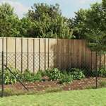 Žičana ograda sa šiljastim držačima antracit 1 1 x 25 m