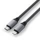 Satechi USB kabel USB 2.0 USB-C® utikač, Apple Lightning utikač 0.25 m antracitna boja ST-TCL10M