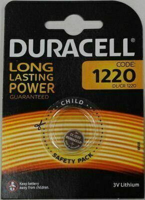 Baterija DURACELL Lithium CR1220 1/1