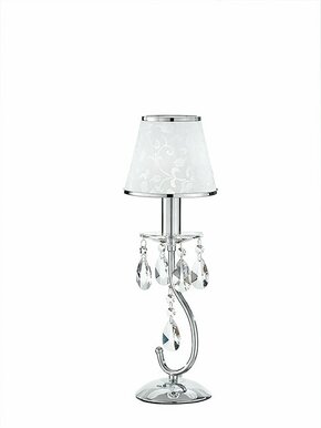 FANEUROPE I-BOEME/L1 | Boeme Faneurope stolna svjetiljka Luce Ambiente Design 44cm s prekidačem 1x E14 krom