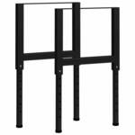 Okviri za radni stol 2 kom metalni 55 x (69 - 95 5) cm crni