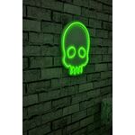 Ukrasna plastična LED rasvjeta, Skull - Green
