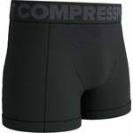 Compressport Seamless Boxer M Black/Grey M Donje rublje za trčanje