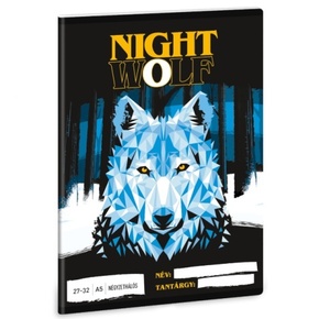 Ars Una: Night Wolf kockasta bilježnica A/5 27-32