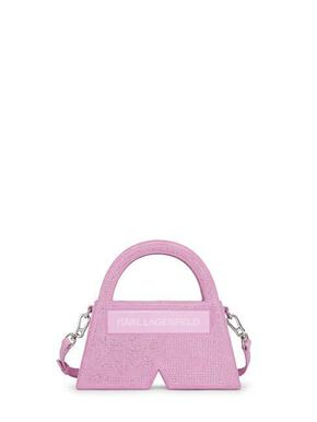 Karl Lagerfeld Ručna torbica ružičasto crvena
