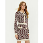 Elisabetta Franchi Džemper haljina AM-31B-47E2-V440 Tamnocrvena Slim Fit