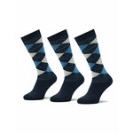 Set od 3 para unisex visokih čarapa Horka Riding Socks 145450-0000-0218 Ch Dark Marine