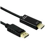 Roline DisplayPort priključni kabel DisplayPort utikač, HDMI A utikač 2 m crna 11045996 DisplayPort kabel