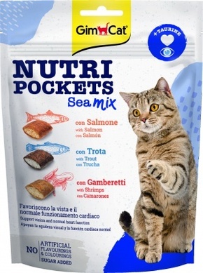 GimCat Nutri Pockets Morski Mix 150 g