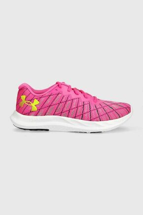 Under Armour Women's UA Charged Breeze 2 Running Shoes Rebel Pink/Black/Lime Surge 36 Obuća za trčanje na cesti