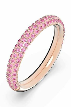 Prsten Swarovski - roza. Prsten iz kolekcije Swarovski. Model izrađen od kristala.