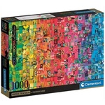 Collage ColorBoom Collection s 1000 komada puzzle s posterom- Clementoni