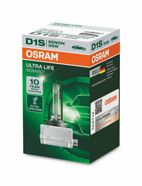 Osram Xenarc Ultra life xenon žarulje - do 4x dulji radni vijek (4200K)Osram Xenarc Ultra life xenon bulbs - up to 4x longer lifetime (4200K) - D1S D1S-ULT-1