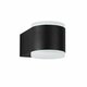 NOVA LUCE 9200202 | Nus Nova Luce zidna svjetiljka 2x LED 943lm 3000K IP54 crno, opal