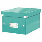 Zelena/tirkizna kartonska kutija za pohranu s poklopcem 22x28x16 cm Click&amp;Store – Leitz