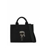 Karl Lagerfeld Shopper torba bež / crna / srebro / bijela