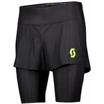Scott Hybrid Shorts RC Run Kinetech Black/Yellow L Kratke hlače za trčanje