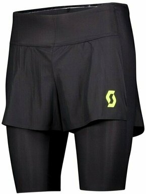 Scott Hybrid Shorts RC Run Kinetech Black/Yellow L Kratke hlače za trčanje