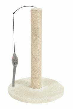 Zolux Cat scratching post with toy - beige