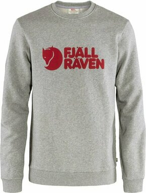 Fjällräven Majica s kapuljačom na otvorenom Logo Sweater M Grey/Melange XL
