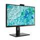 Acer B278KBEMIQPRCUZX monitor, IPS, 27", 16:9, 3840x2160, USB-C, HDMI, Display port, USB
