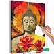 Slika za samostalno slikanje - Fiery Buddha 40x60